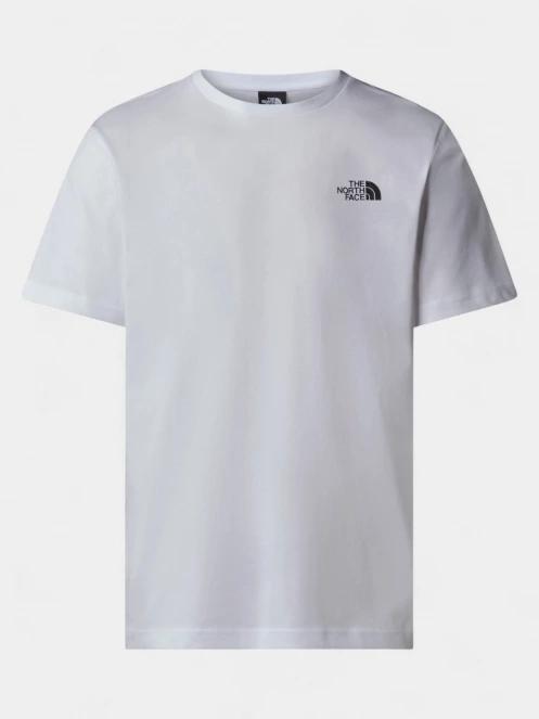 The North Face M S/S Box Nse Tee férfi rövid ujjú póló fehér színben 5