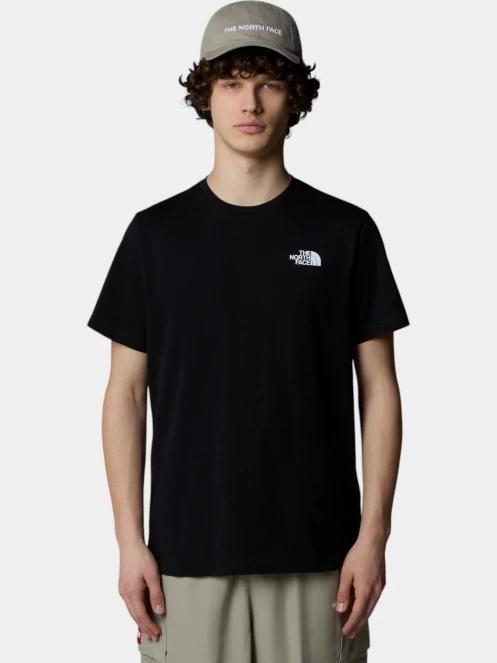 The North Face M S/S Box Nse Tee férfi rövid ujjú póló fekete színben 2