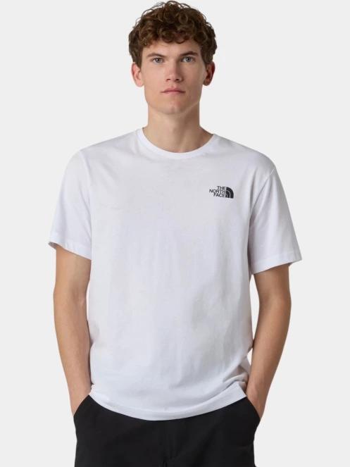 The North Face M Ss Box Nse Tee férfi rövid ujjú póló fehér színben 2