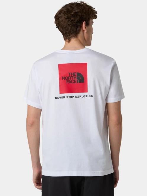 The North Face M Ss Box Nse Tee férfi rövid ujjú póló fehér színben 3