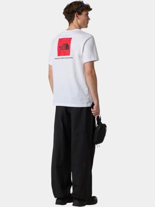 The North Face M Ss Box Nse Tee férfi rövid ujjú póló fehér színben 4