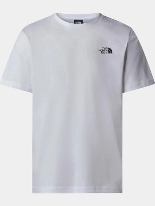 The North Face M Ss Box Nse Tee férfi rövid ujjú póló fehér színben 5