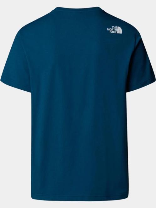 The North Face M Ss Mountain Line Tee férfi rövid ujjú póló kék színben 3