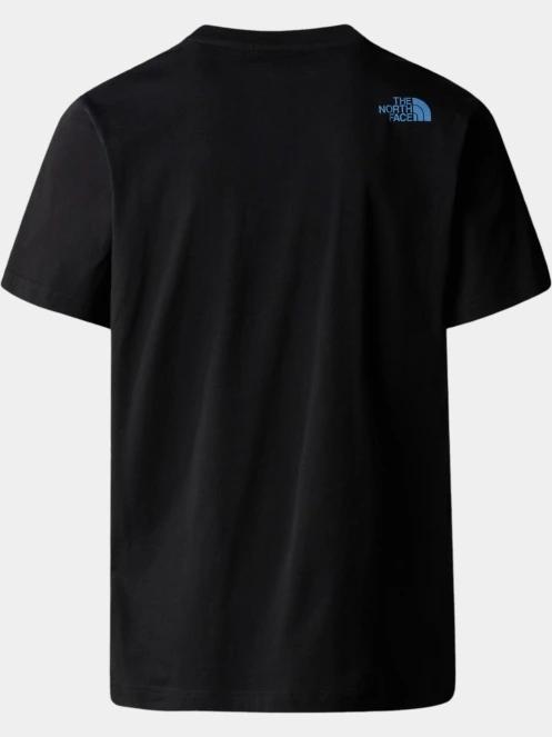 The North Face M Ss Mountain Line Tee férfi rövid ujjú póló fekete színben 3