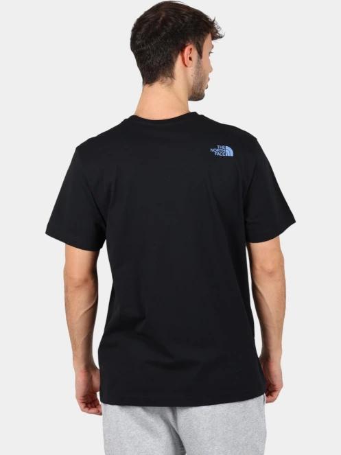 The North Face M Ss Mountain Line Tee férfi rövid ujjú póló fekete színben 4