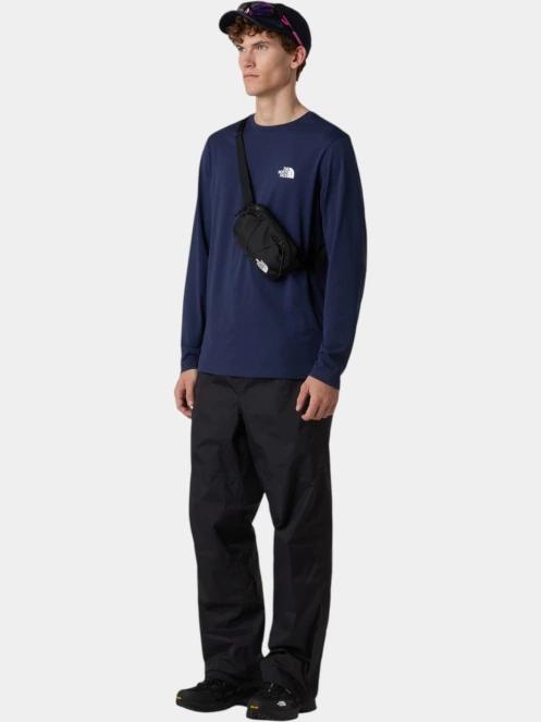 The North Face M L/S Simple Dome Tee férfi hosszú ujjú póló sötétkék színben 4