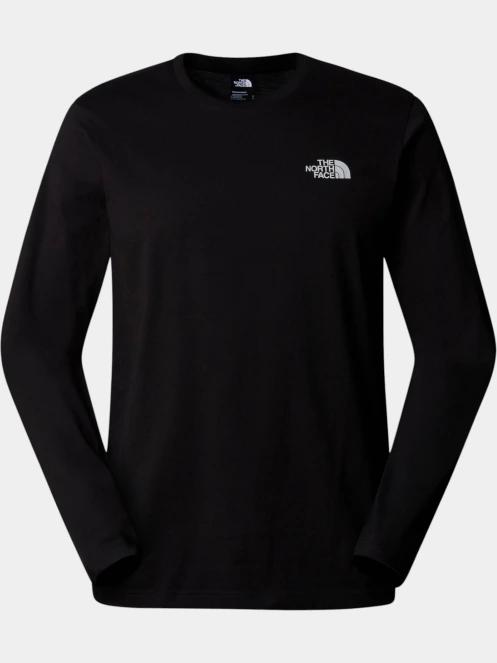 The North Face M L/S Simple Dome Tee férfi hosszú ujjú póló fekete színben 5