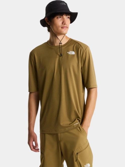 The North Face M Shadow Ss férfi rövid ujjú sport póló oliva színben 2