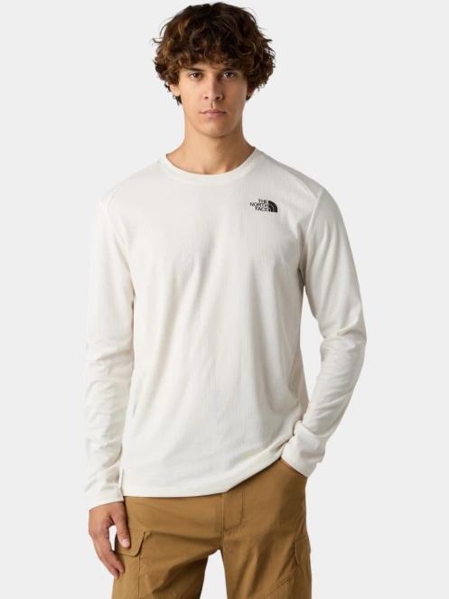 The North Face M Shadow Ls férfi hosszú ujjú póló fehér színben 2