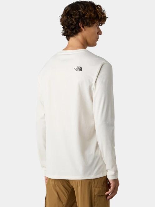 The North Face M Shadow Ls férfi hosszú ujjú póló fehér színben 3