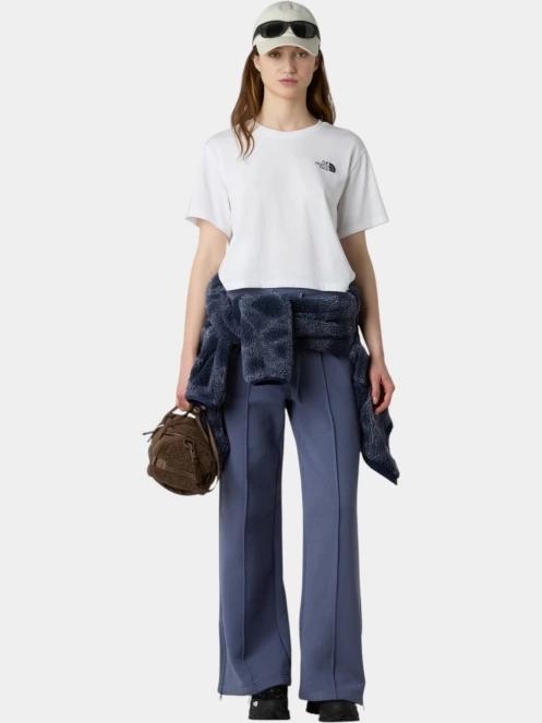The North Face W Simple Dome Cropped Slim Tee női crop top fehér színben 4