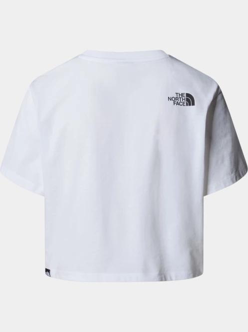 The North Face W Simple Dome Cropped Slim Tee női crop top fehér színben 6