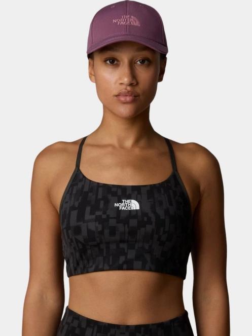 The North Face W Flex Light Bra Print női sportmelltartó szürke színben 2