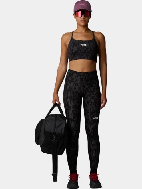 The North Face W Flex Light Bra Print női sportmelltartó szürke színben 4