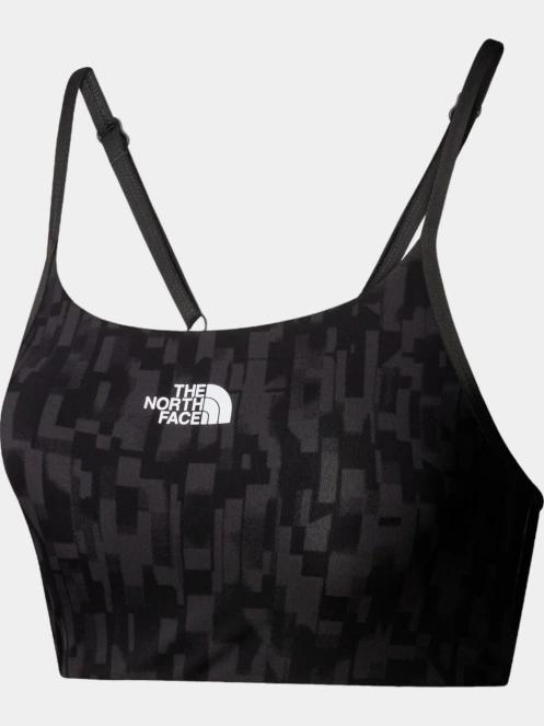 The North Face W Flex Light Bra Print női sportmelltartó szürke színben 5