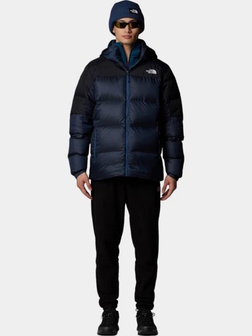 The North Face M Diablo Down Hoodie férfi túrakabát sötétkék színben 4