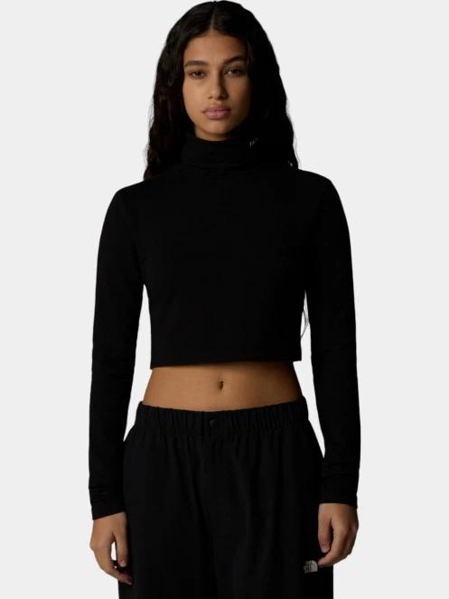 The North Face W Zumu Ls Slim Tee női hosszú ujjú póló fekete színben 2