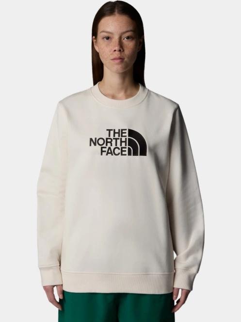 The North Face W Drew Peak Crew női pulóver fehér színben 2