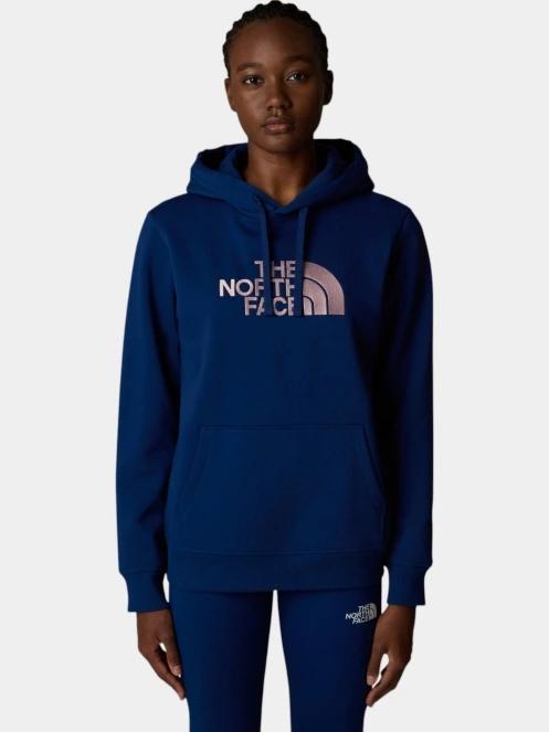 The North Face W Drew Peak Pullover Hoodie női kapucnis pulóver kék színben 2