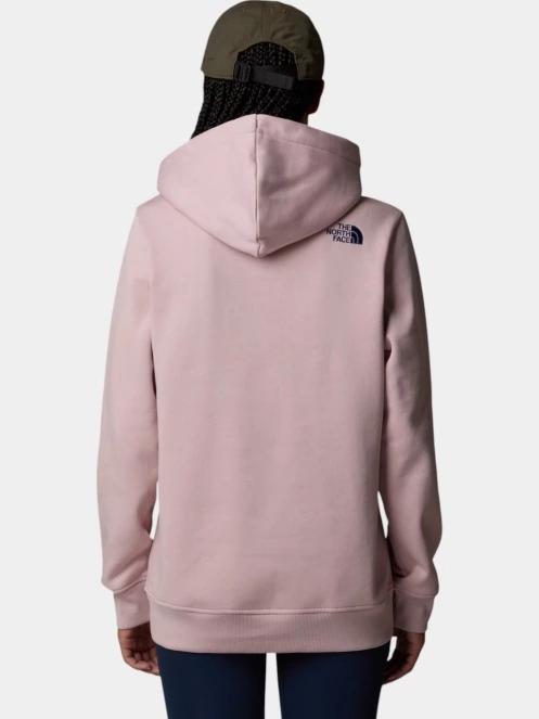 The North Face W Drew Peak Pullover Hoodie női kapucnis pulóver rózsaszín színben 3