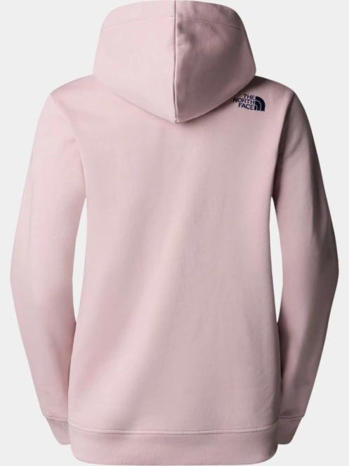 The North Face W Drew Peak Pullover Hoodie női kapucnis pulóver rózsaszín színben 6