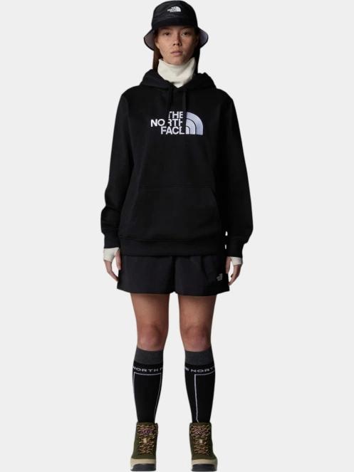The North Face W Drew Peak Pullover Hoodie női kapucnis pulóver fekete színben 4