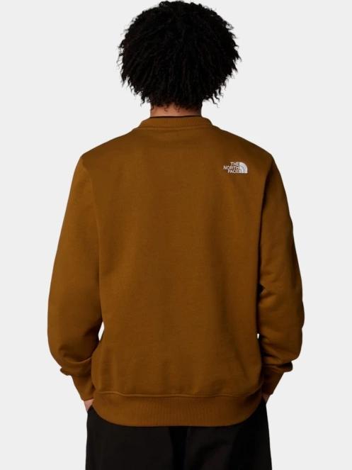 The North Face M Drew Peak Crew férfi pulóver oliva színben 3