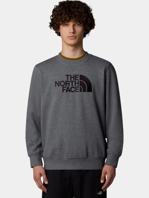 The North Face M Drew Peak Crew férfi pulóver szürke színben 2