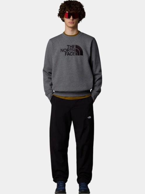 The North Face M Drew Peak Crew férfi pulóver szürke színben 4