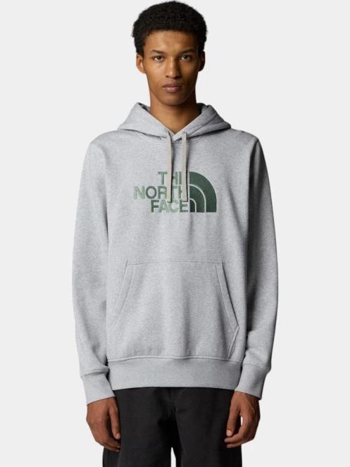 The North Face M Drew Peak Pullover Hoodie férfi kapucnis pulóver szürke színben 2