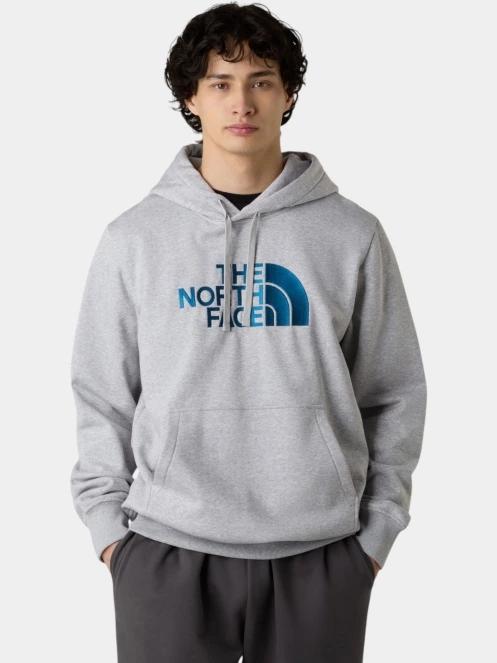 The North Face M Drew Peak Pullover Hoodie férfi kapucnis pulóver szürke színben 2