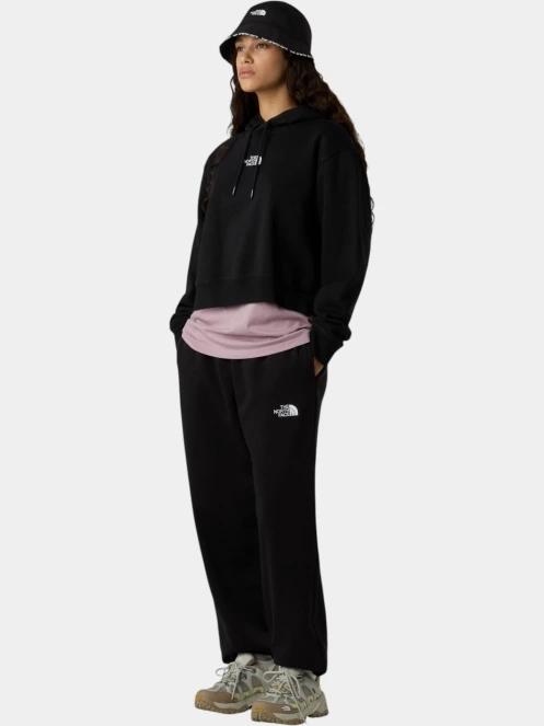 The North Face W Essential Crop Hoodie női kapucnis pulóver fekete színben 4