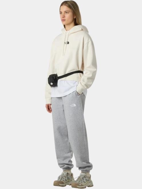 The North Face W Essential Crop Hoodie női kapucnis pulóver fehér színben 4