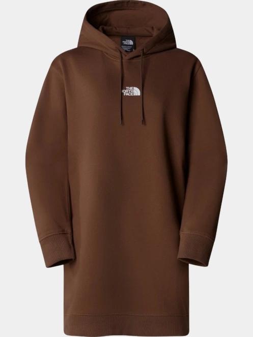 The North Face W Zumu Hooded Dress női pulóverruha barna színben 5