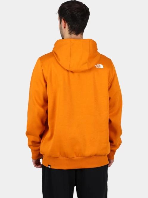 The North Face M Simple Dome Hoodie férfi kapucnis pulóver narancssárga színben 4