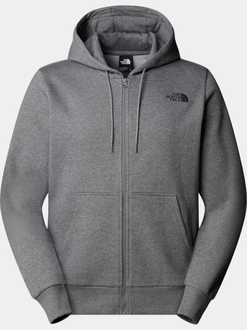 The North Face M Simple Dome Full Zip Hoodie férfi kapucnis pulóver szürke színben 7