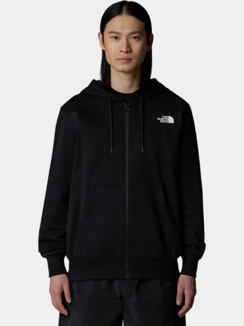 The North Face M Simple Dome Full Zip Hoodie férfi kapucnis pulóver fekete színben 2