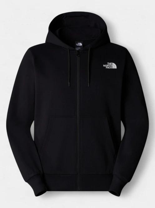 The North Face M Simple Dome Full Zip Hoodie férfi kapucnis pulóver fekete színben 6