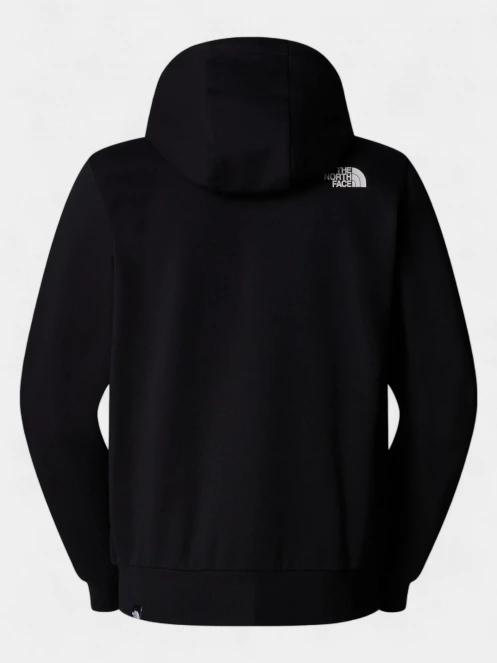 The North Face M Simple Dome Full Zip Hoodie férfi kapucnis pulóver fekete színben 7