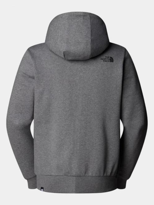The North Face M Simple Dome Full Zip Hoodie férfi kapucnis pulóver szürke színben 7