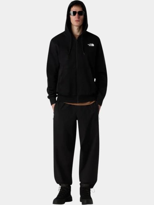 The North Face M Simple Dome Full Zip Hoodie férfi kapucnis pulóver fekete színben 4