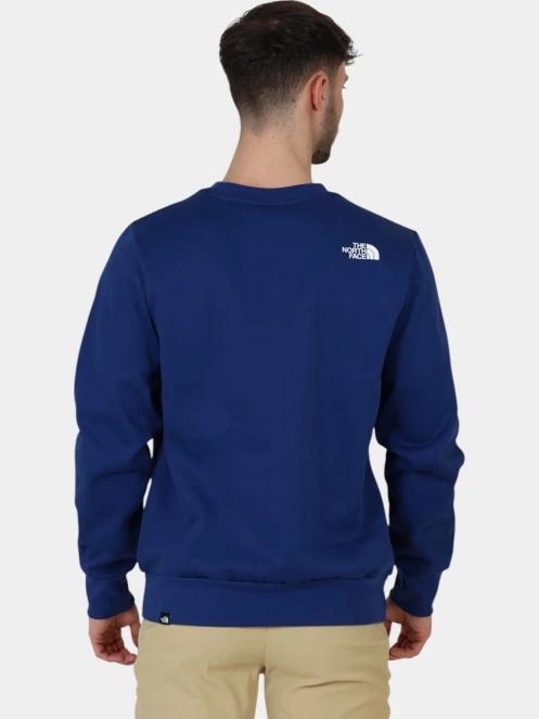 The North Face M Easy Crew férfi pulóver kék színben 4