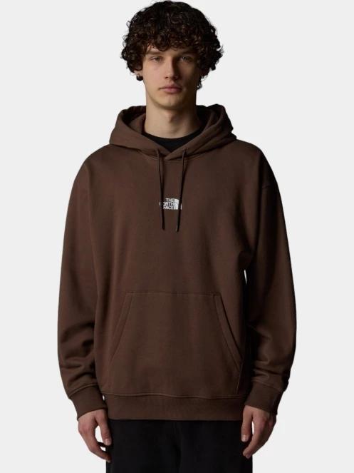 The North Face M Zumu Hoodie férfi kapucnis pulóver barna színben 2