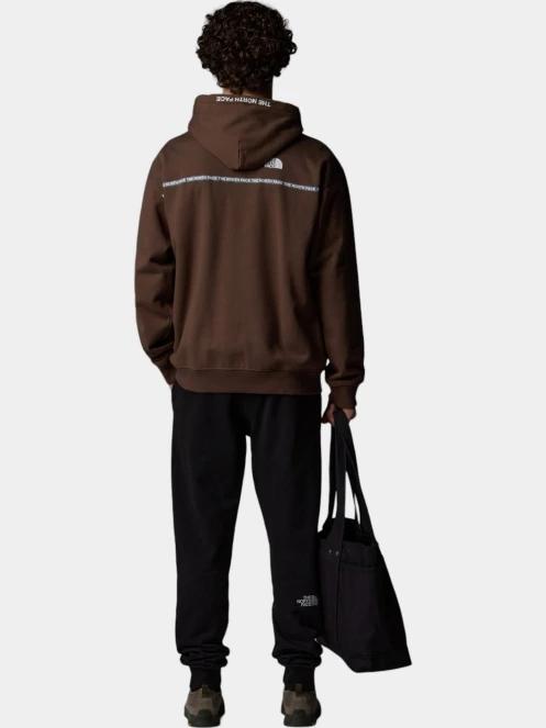 The North Face M Zumu Hoodie férfi kapucnis pulóver barna színben 4