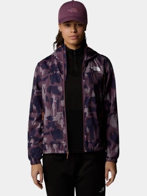 The North Face W Ma Wind Track Top Print női széldzseki lila színben 5