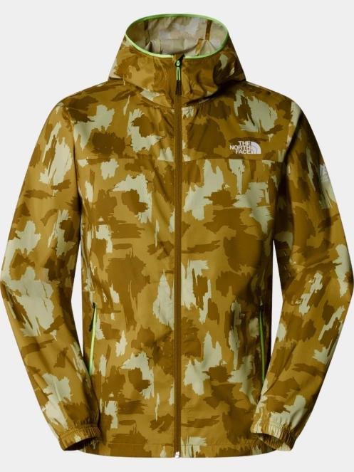 The North Face M Ma Hooded Wind Jacket Print férfi széldzseki barna színben 6