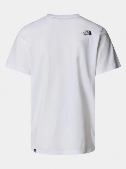 The North Face M S/S Easy Tee férfi rövid ujjú póló fehér színben 6