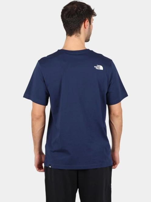 The North Face M Ss Easy Tee férfi rövid ujjú póló sötétkék színben 4
