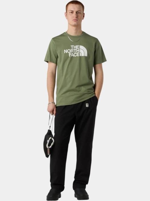 The North Face M Ss Easy Tee férfi rövid ujjú póló zöld színben 4