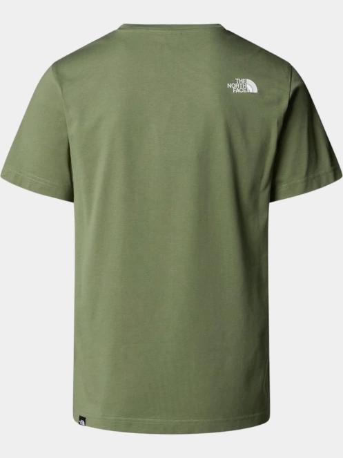 The North Face M Ss Easy Tee férfi rövid ujjú póló zöld színben 6